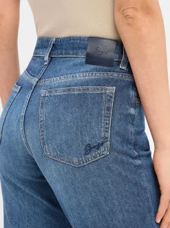 BOSS Orange Damen Straight Jeans - Ada in denim