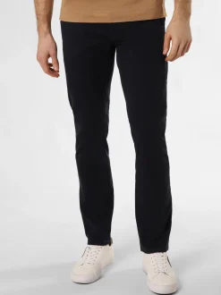 BOSS Orange Herren Hose - Chino Slim in marine