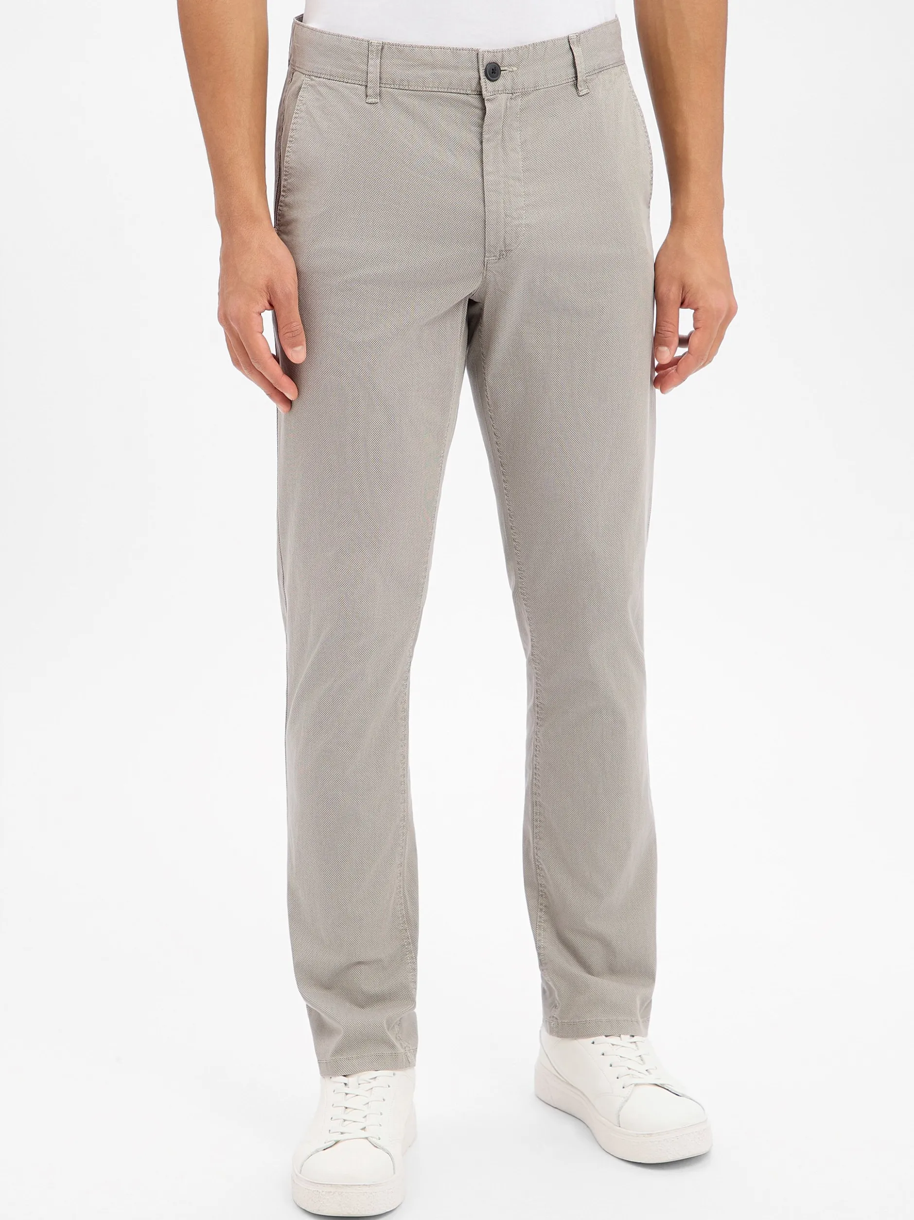BOSS Orange Herren Hose - Chino Slim in taupe ecru