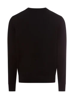 BOSS Orange Herren Strickpullover mit Cashmere-Anteil - Kanovano in schwarz