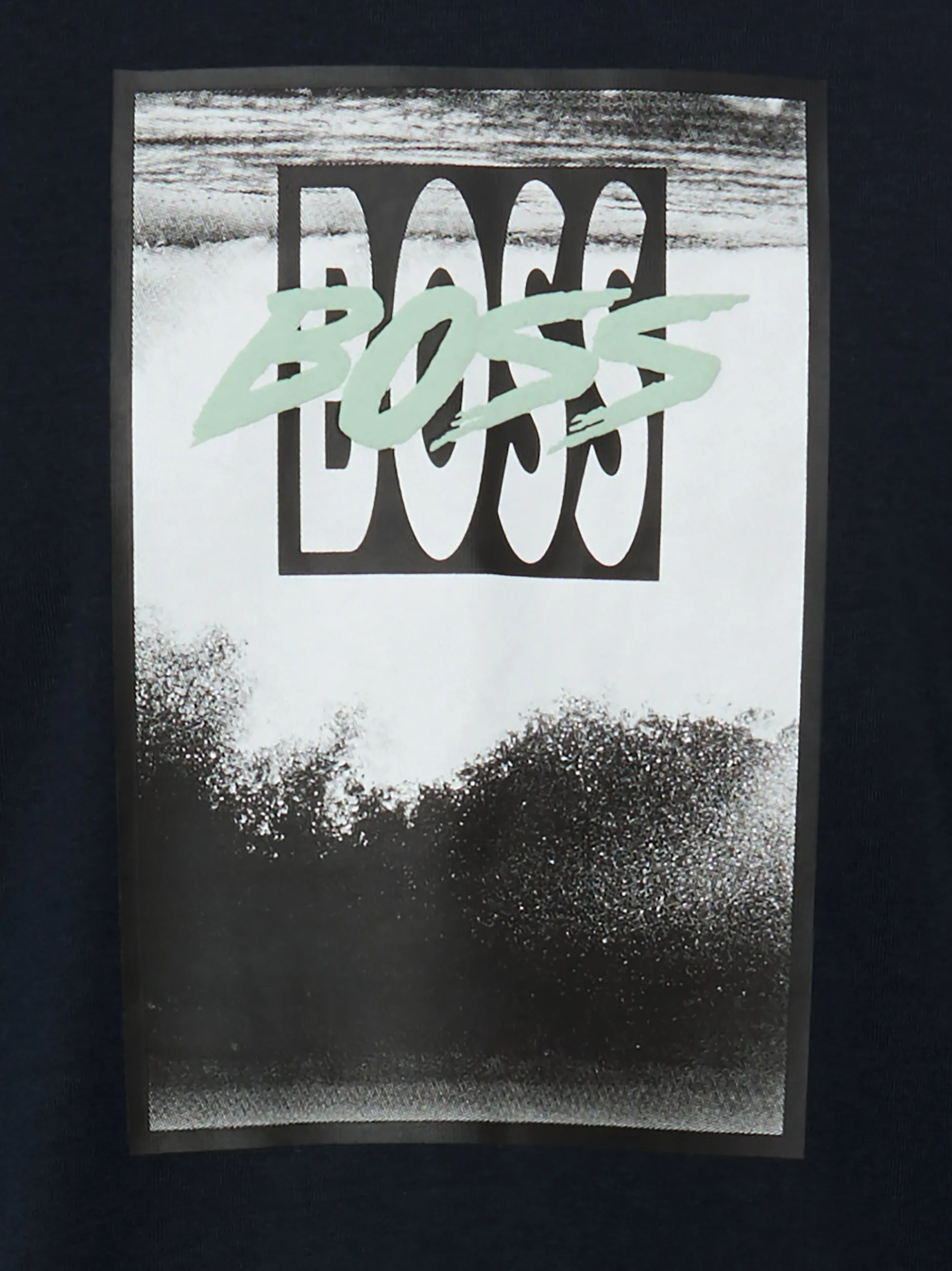BOSS Orange Herren T-Shirt - Dj in marine mehrfarbig