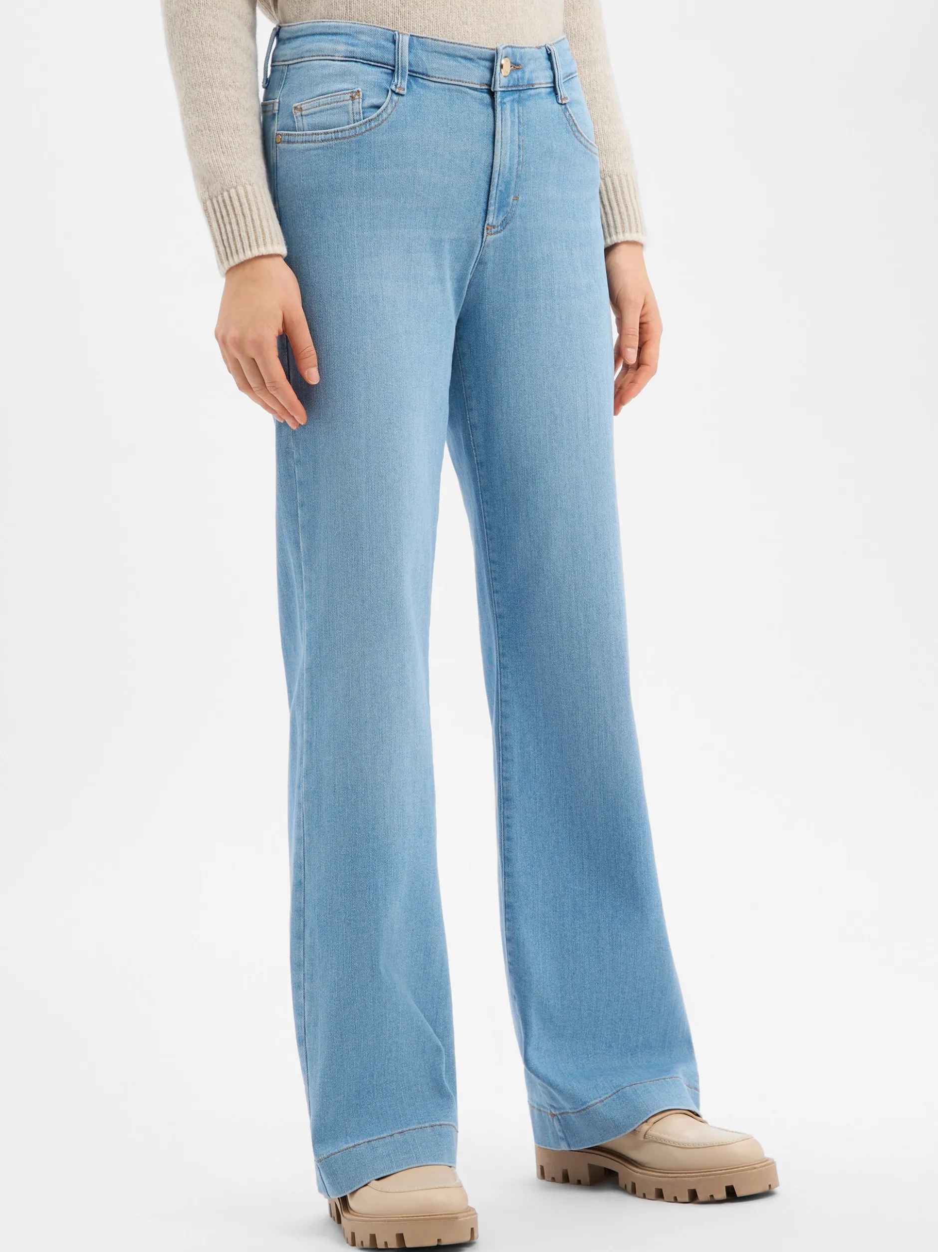 BRAX Damen Jeans - Magic Maine in light stone