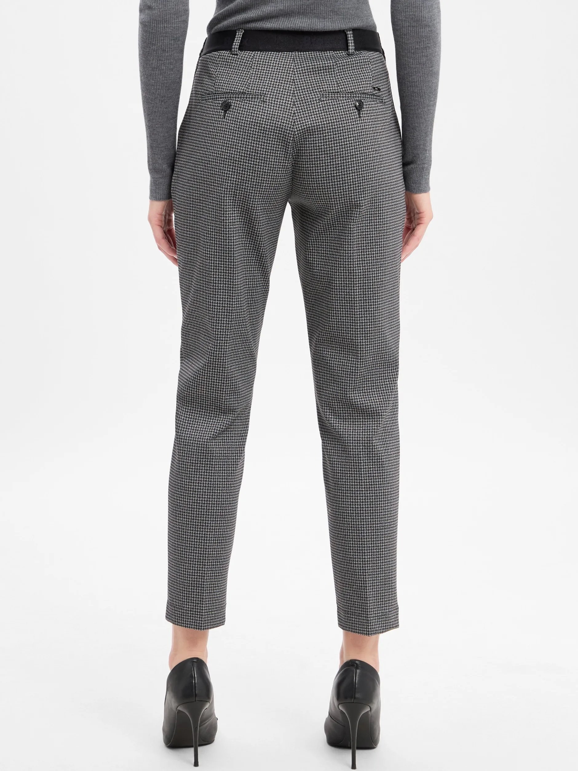 BRAX Damen Stoffhose - Maron S in schwarz grau