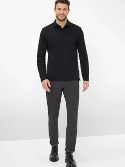 BRAX Herren Chino - Chuck in schwarz - Länge: lang
