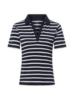brookshire Damen Poloshirt in marine weiß