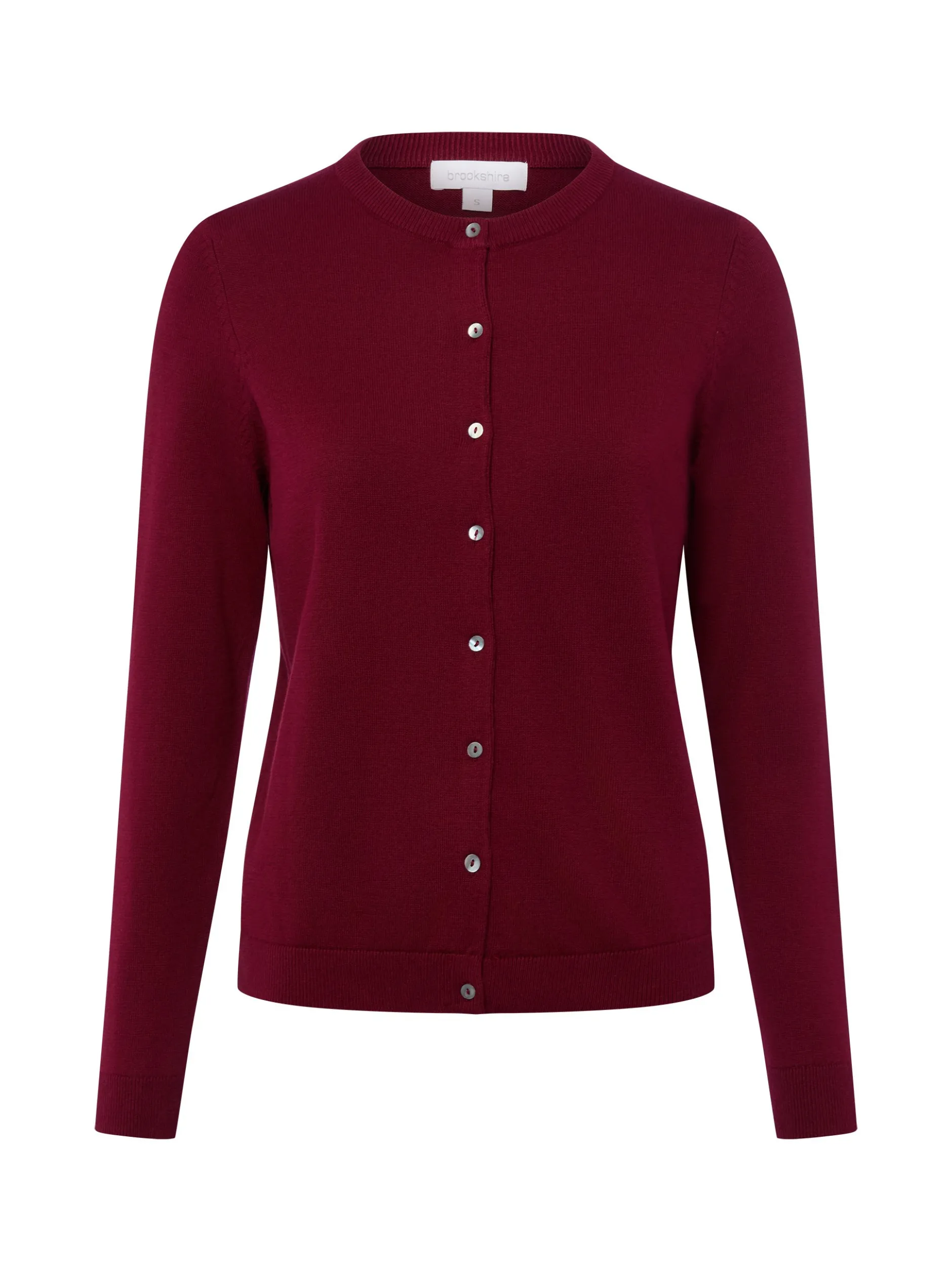 brookshire Damen Strickjacke in bordeaux