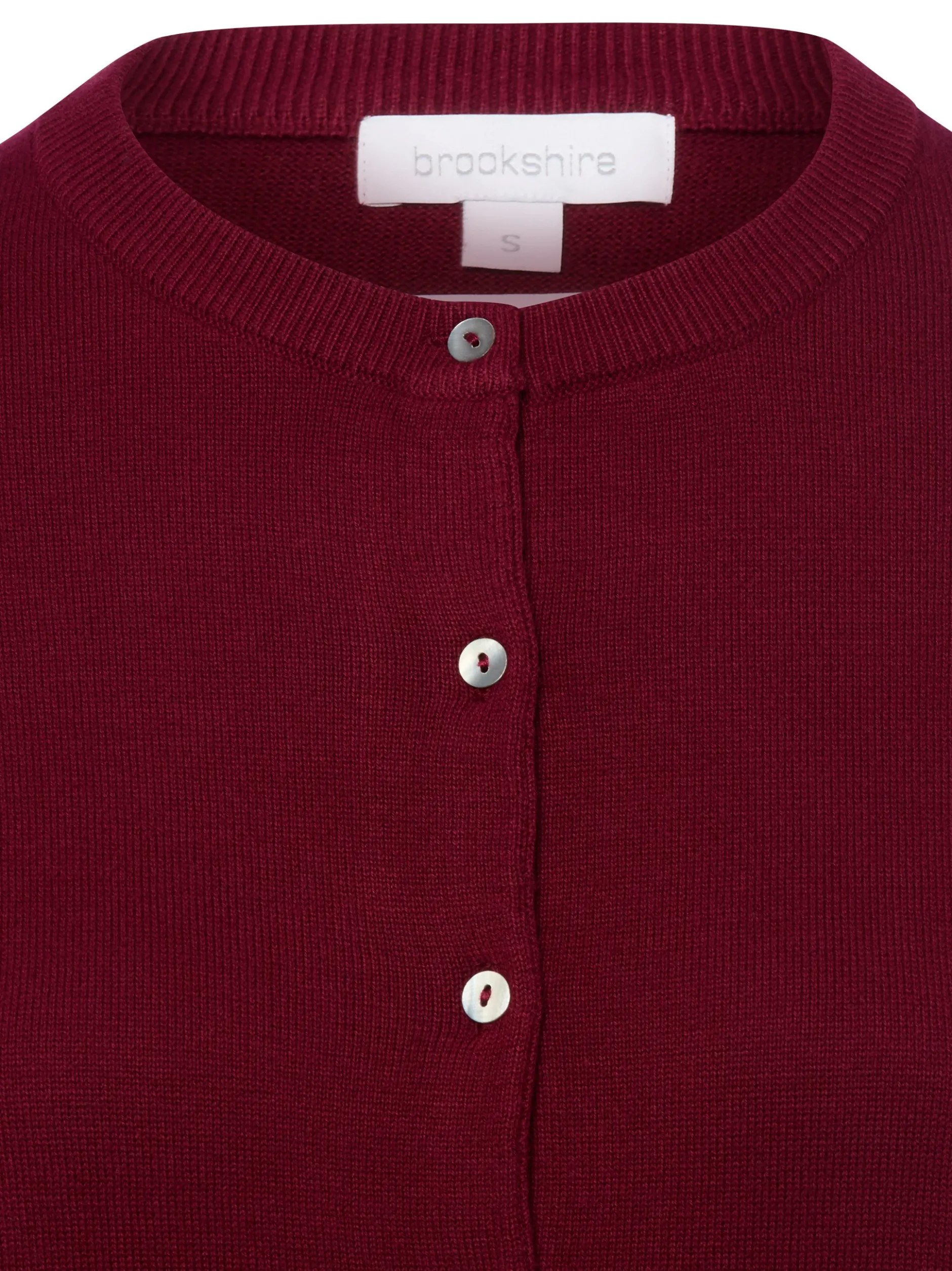 brookshire Damen Strickjacke in bordeaux