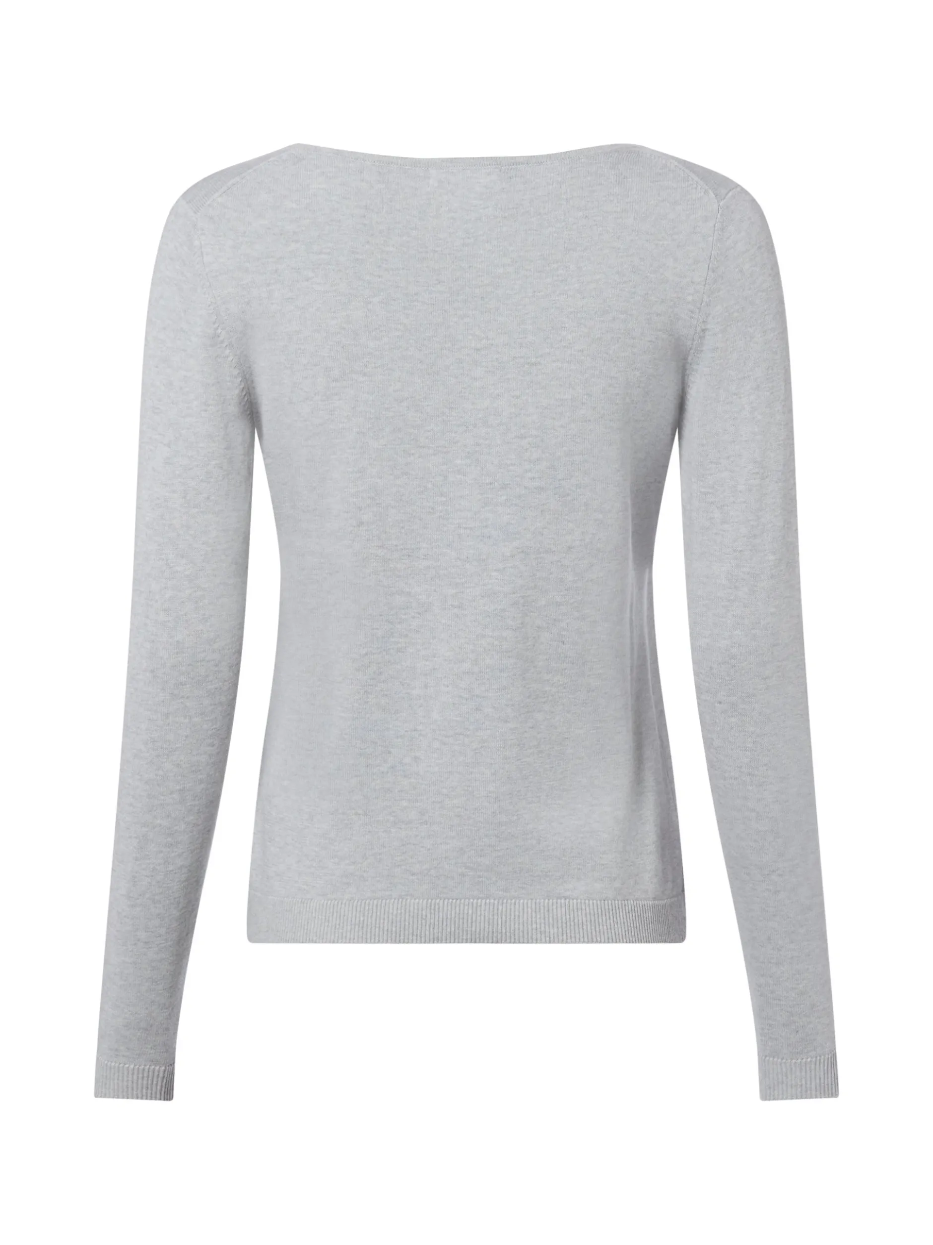 brookshire Damen Strick-Langarmshirt in hellgrau