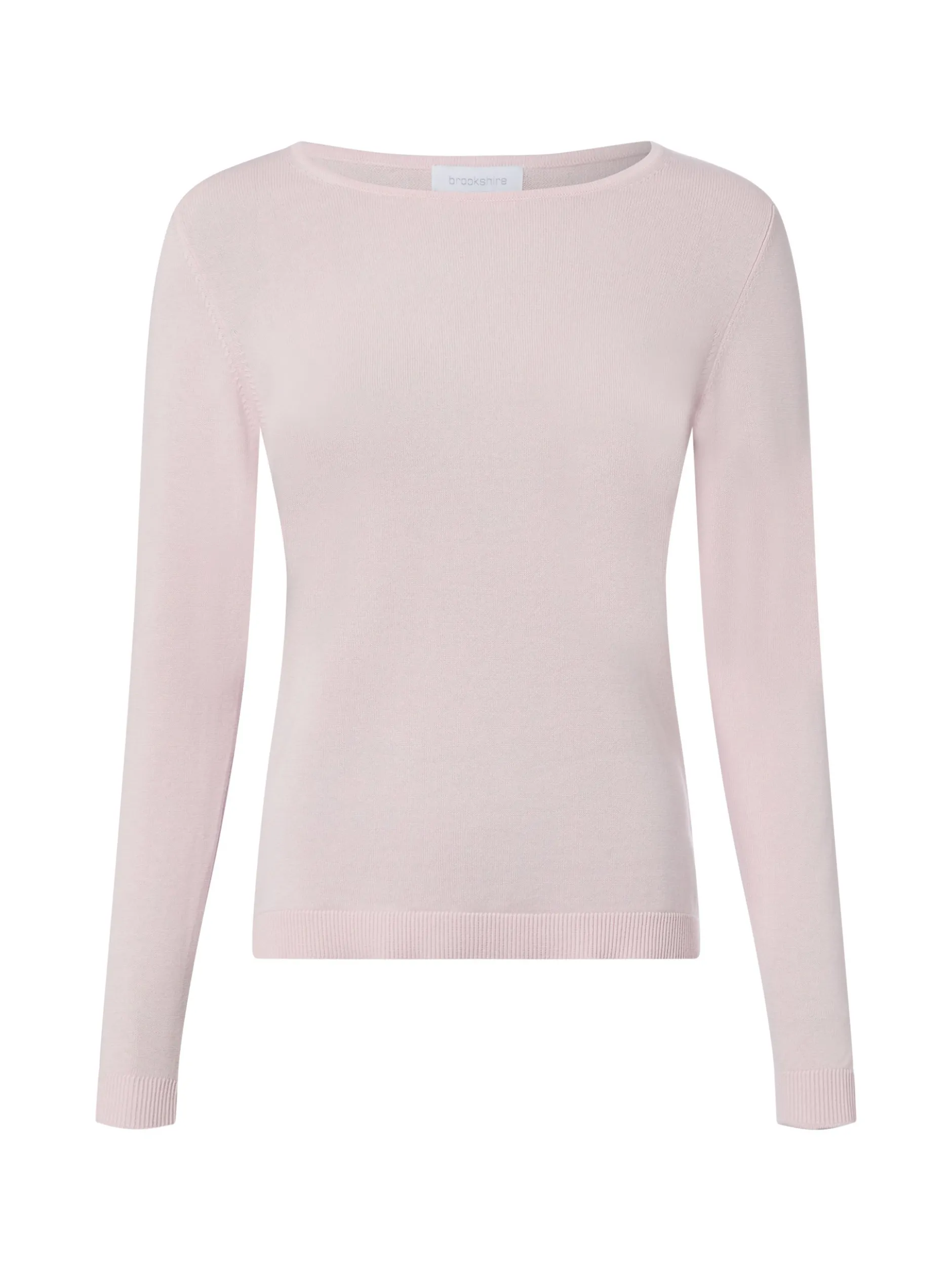 brookshire Damen Strick-Langarmshirt in rosa