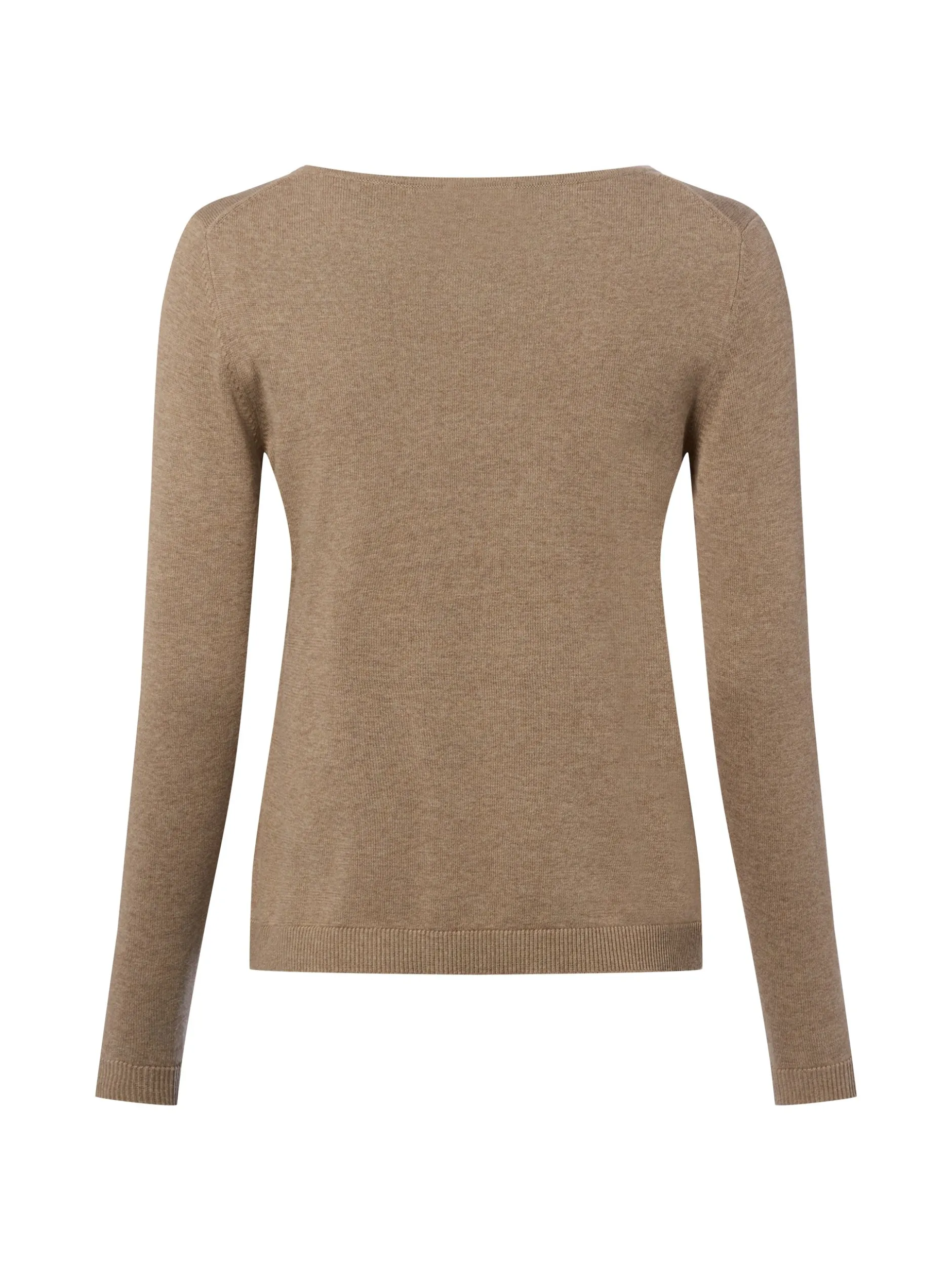 brookshire Damen Strick-Langarmshirt in taupe