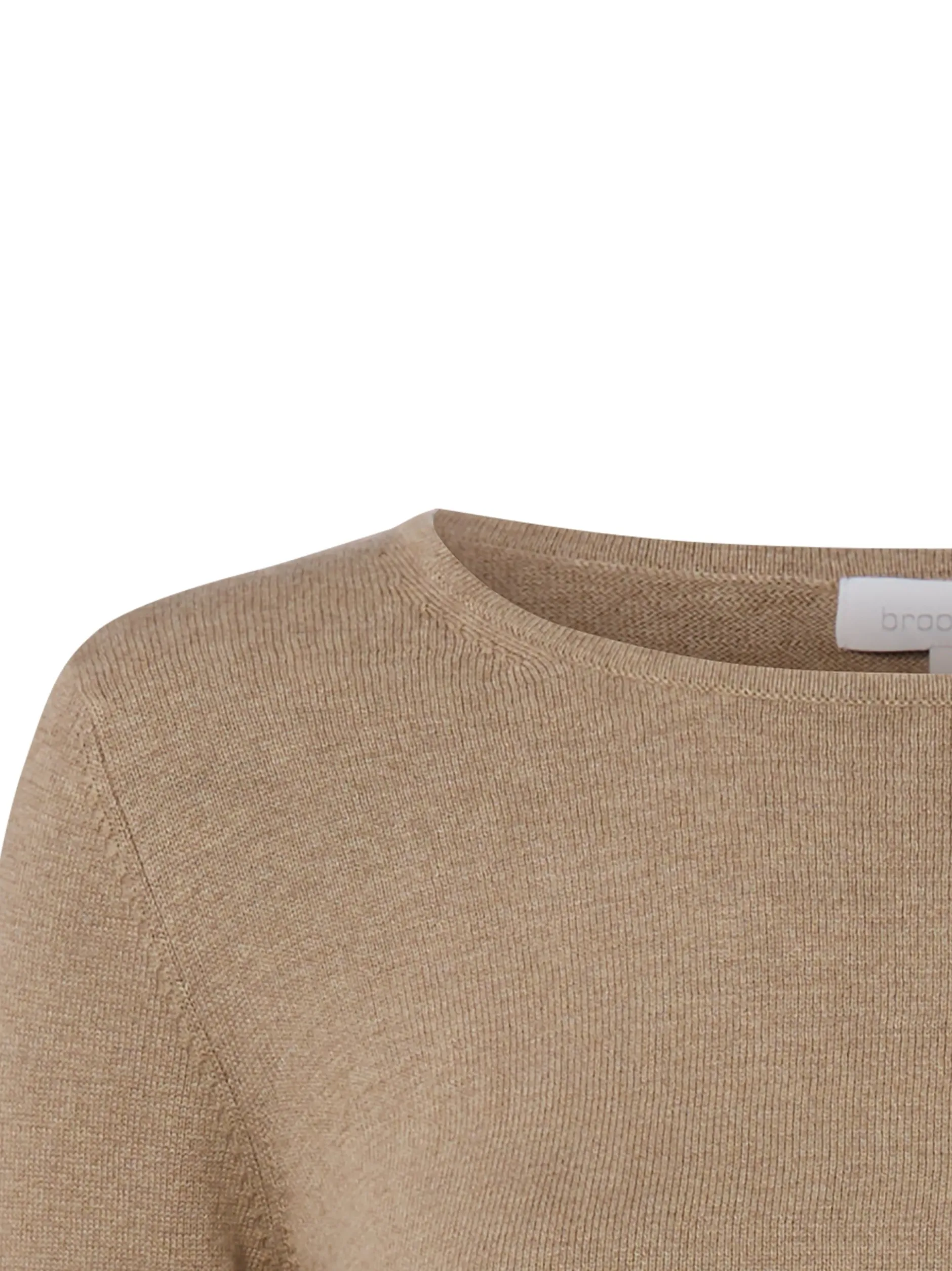 brookshire Damen Strick-Langarmshirt in taupe