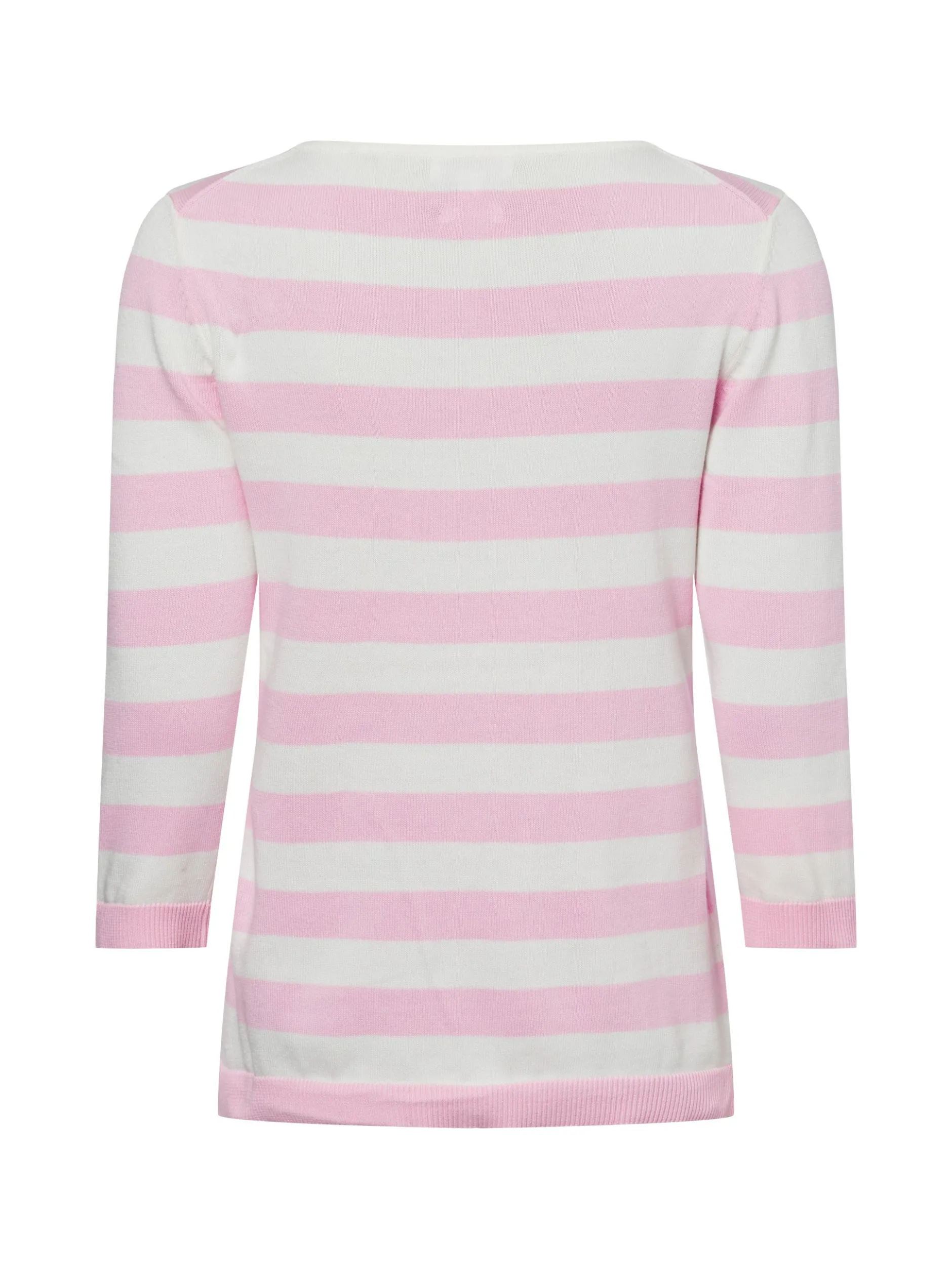 brookshire Damen Strickpullover in rosa weiß