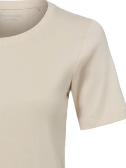 brookshire Damen T-Shirt in kitt - Ausschnitt: Rundhals