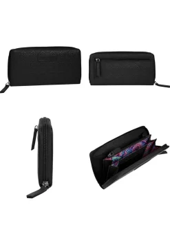 Bruno Banani Damen Geldbörse in schwarz