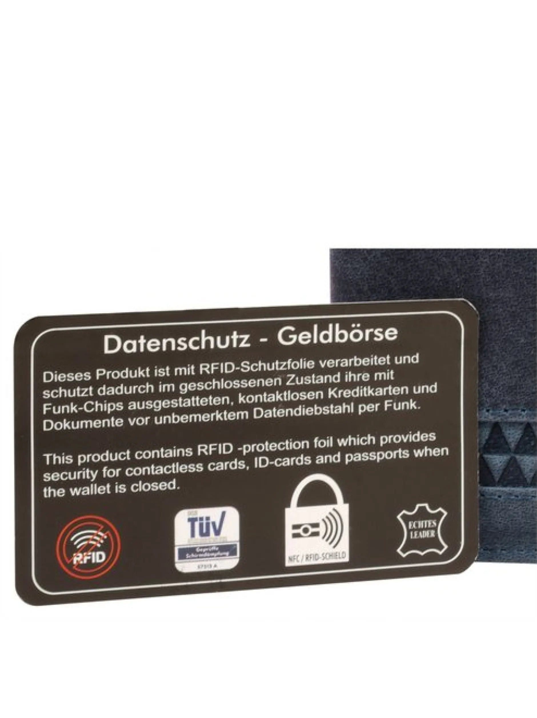Bruno Banani Unisex Geldbörse in blau