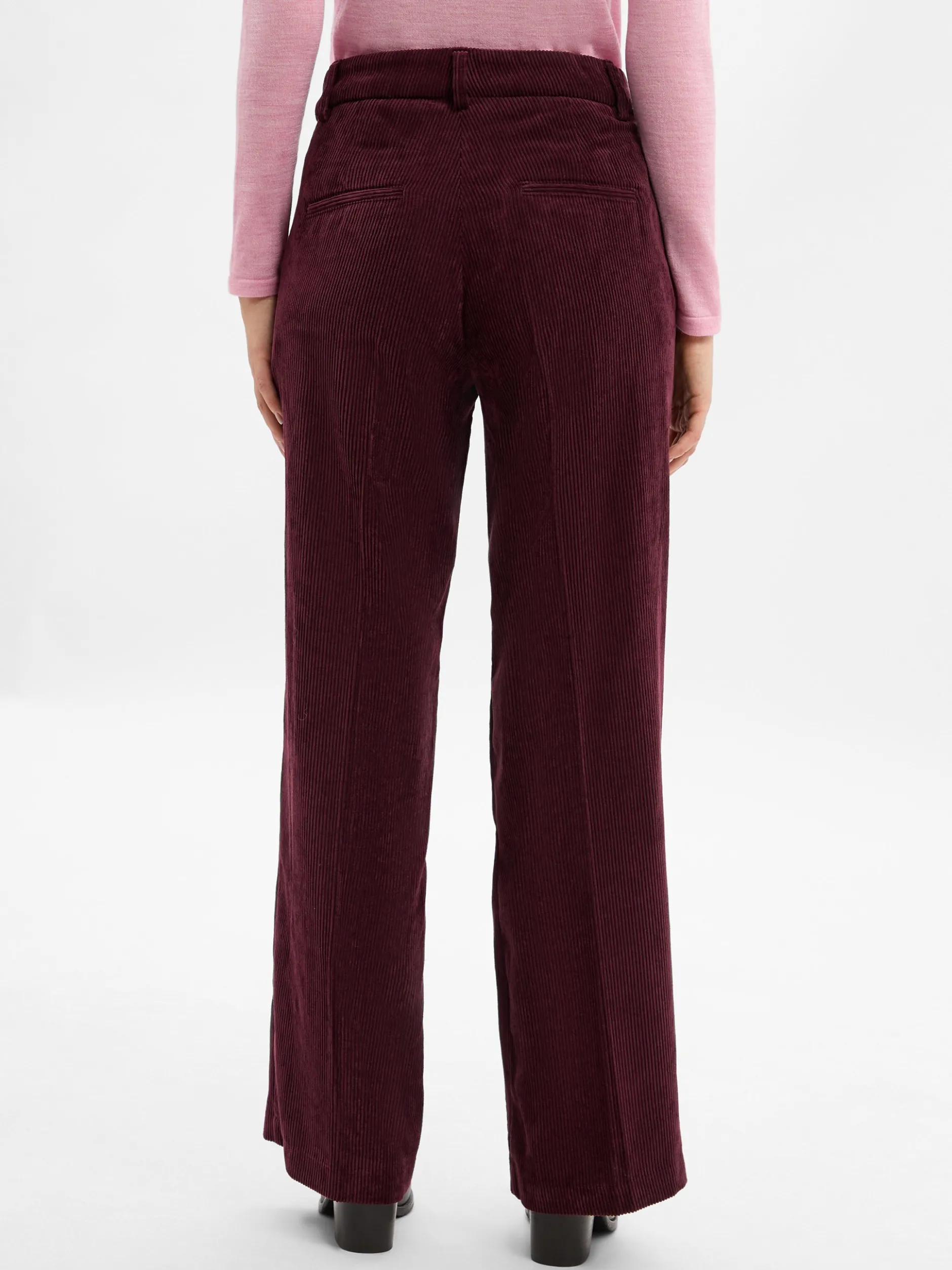 Cambio Damen Cordhose - Amelie in bordeaux - Länge: lang