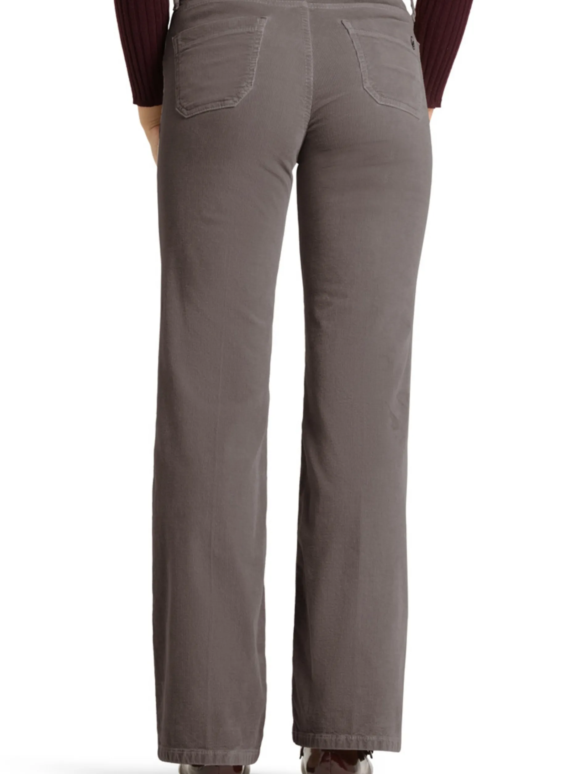 Cambio Damen Cordhose - Tess in taupe - Länge: lang