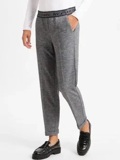 Cambio Damen Hose - Kim in grau - Länge: lang