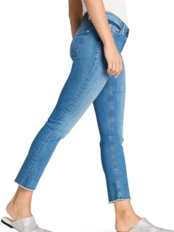 Cambio Damen Jeans - Piper Cropped in light stone