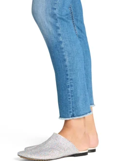 Cambio Damen Jeans - Piper Cropped in light stone