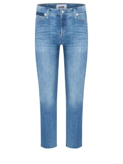 Cambio Damen Jeans - Piper Cropped in light stone
