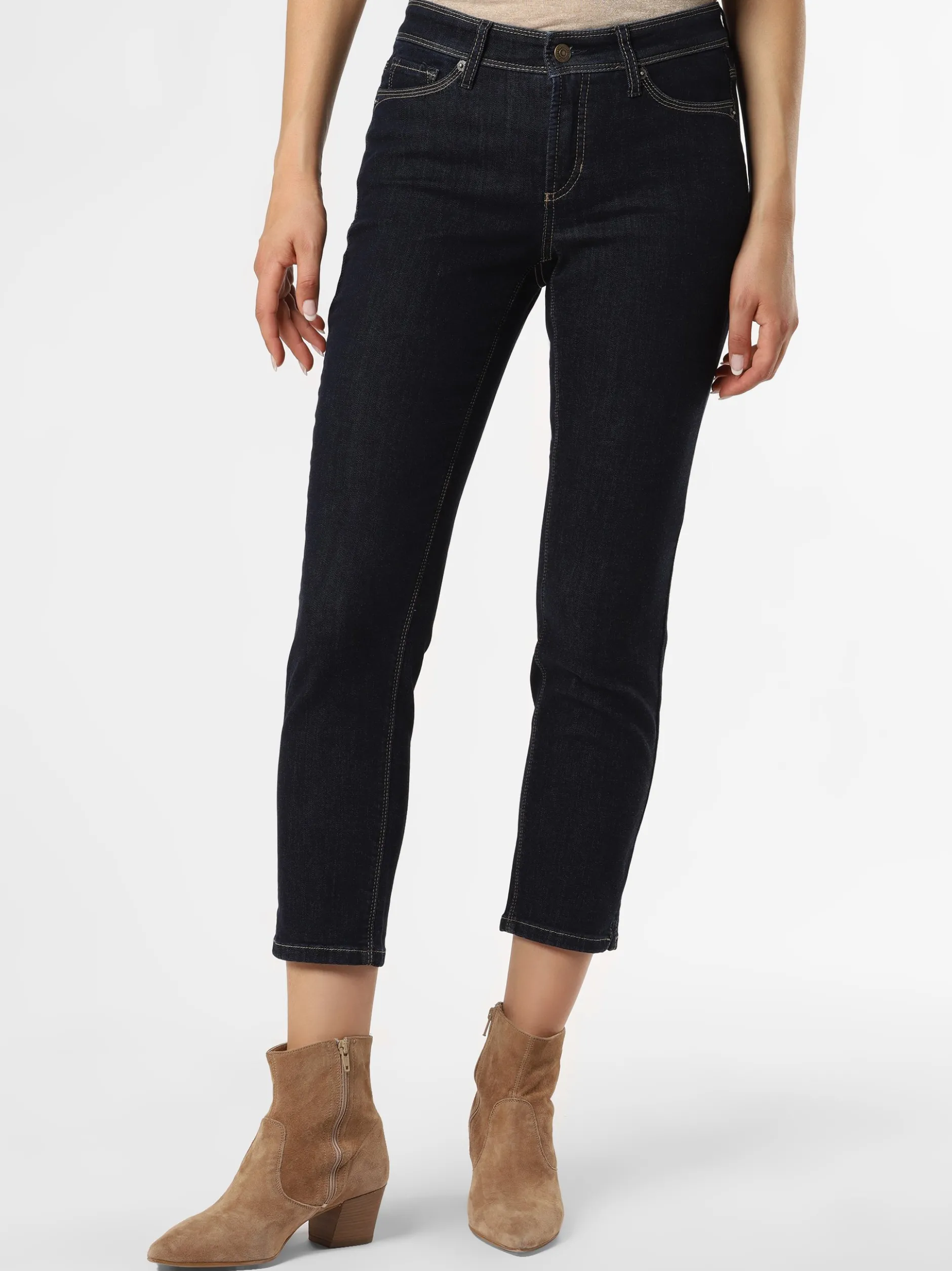 Cambio Damen Jeans - Piper in dark stone