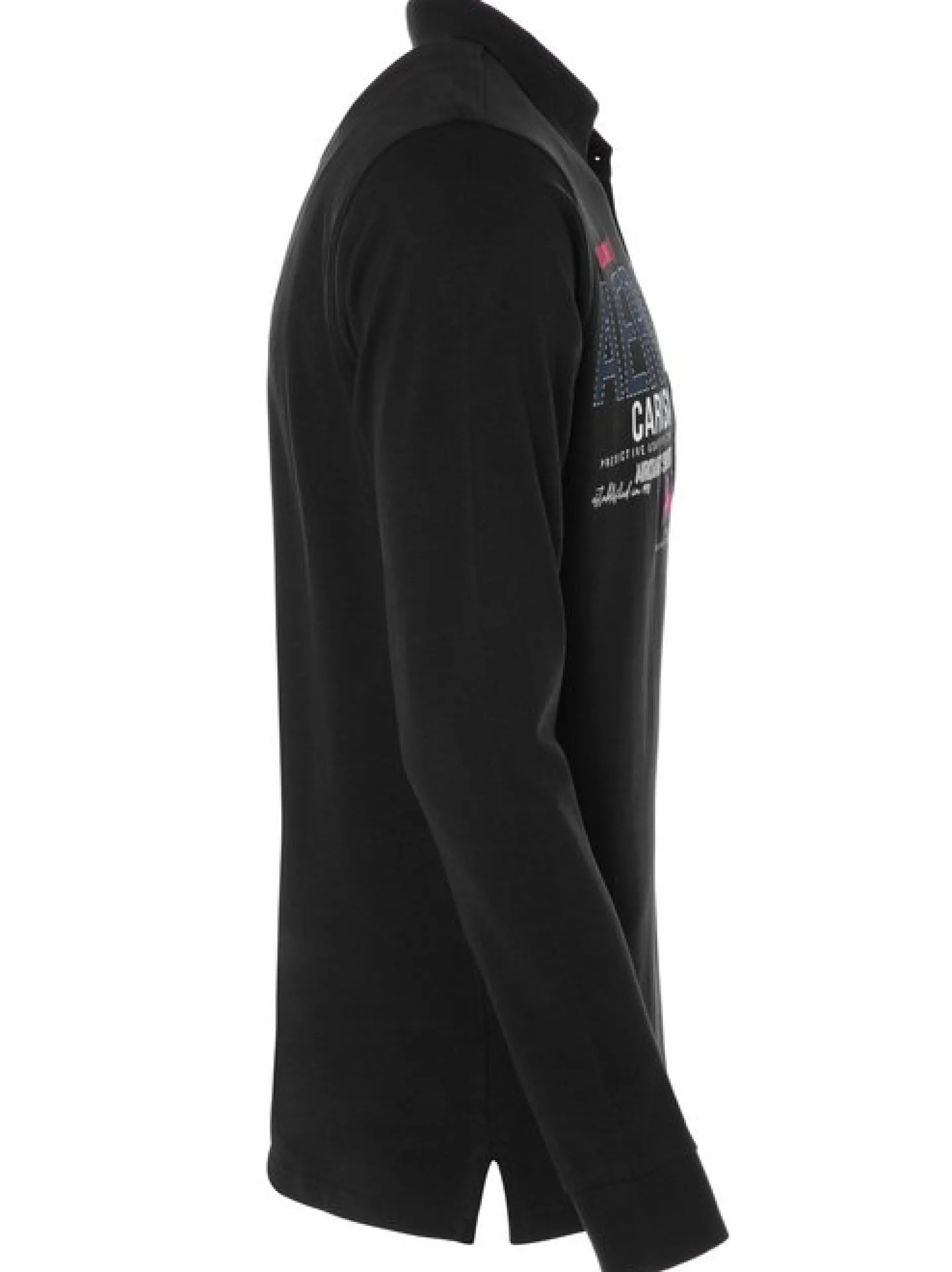Carisma Herren Longsleeve in schwarz - Ärmel: langarm