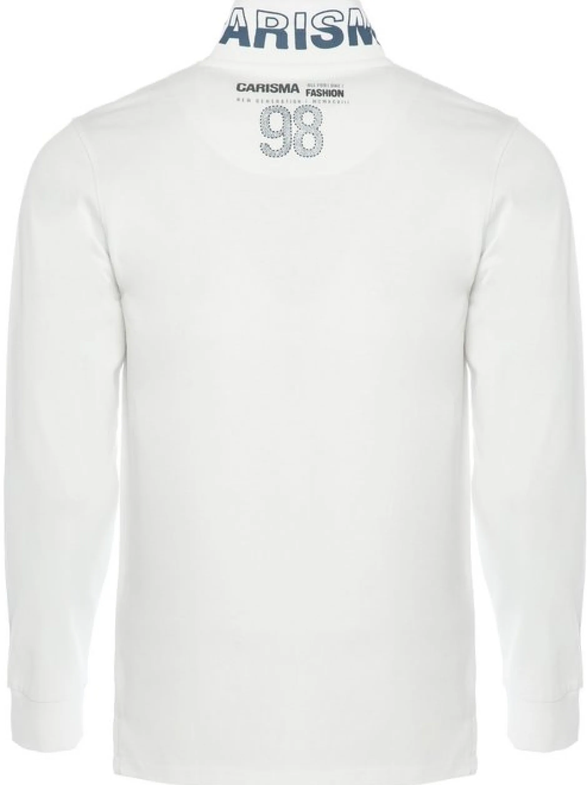 Carisma Herren Longsleeve in weiß - Ärmel: langarm