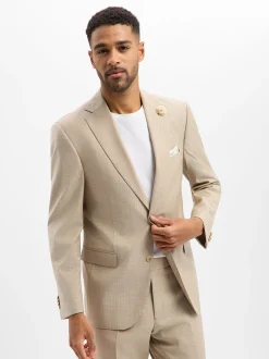 Carl Gross Herren Schurwoll-Baukasten-Sakko - Shelby in beige
