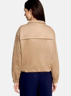 Cartoon Damen Blouson in camel beige