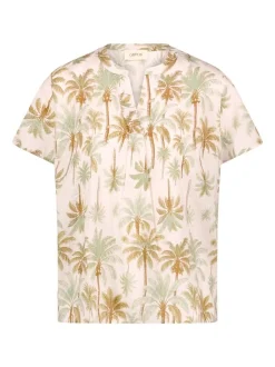 Cartoon Damen Blusenshirt in grün