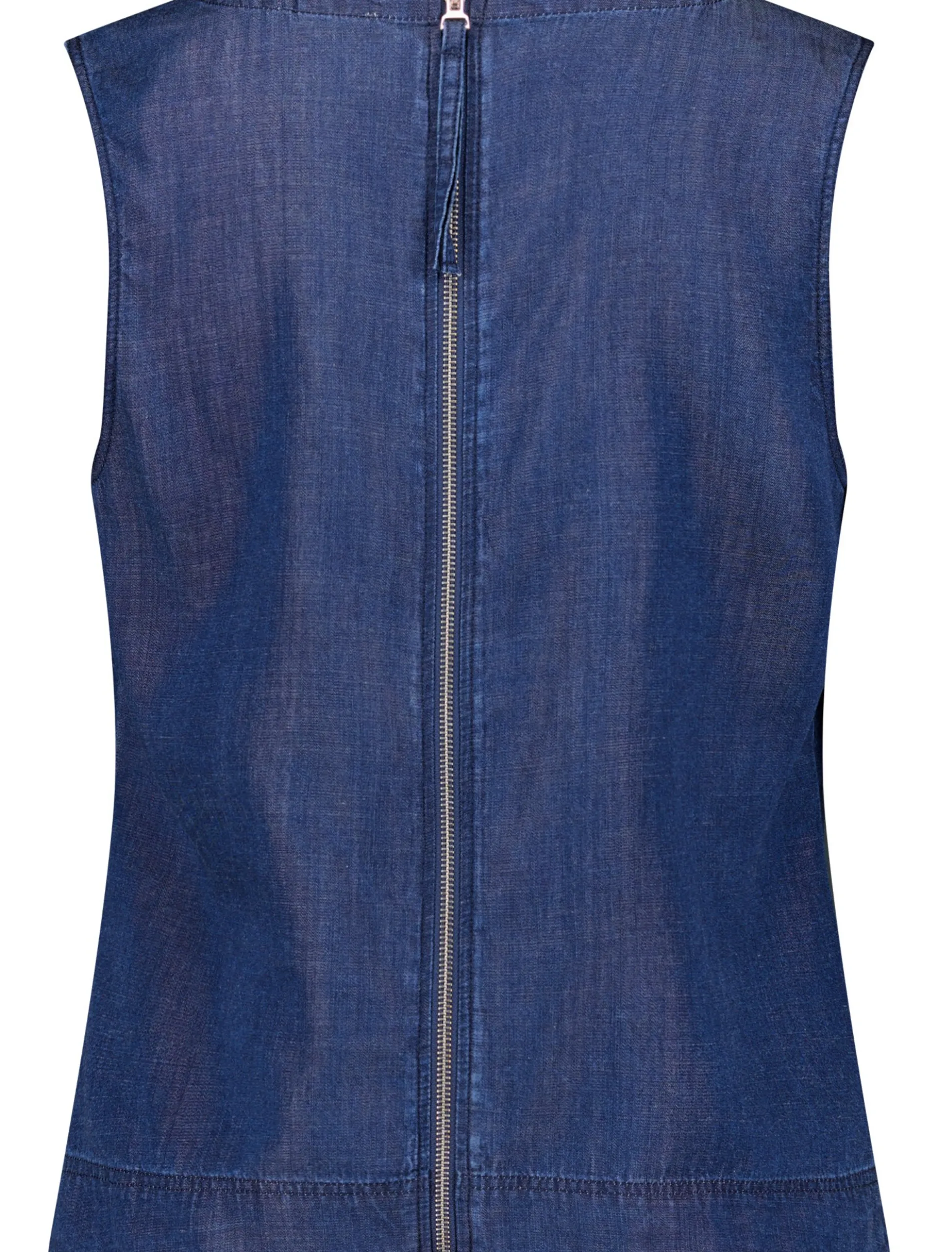 Cartoon Damen Blusentop in denim - Ausschnitt: Rundhals