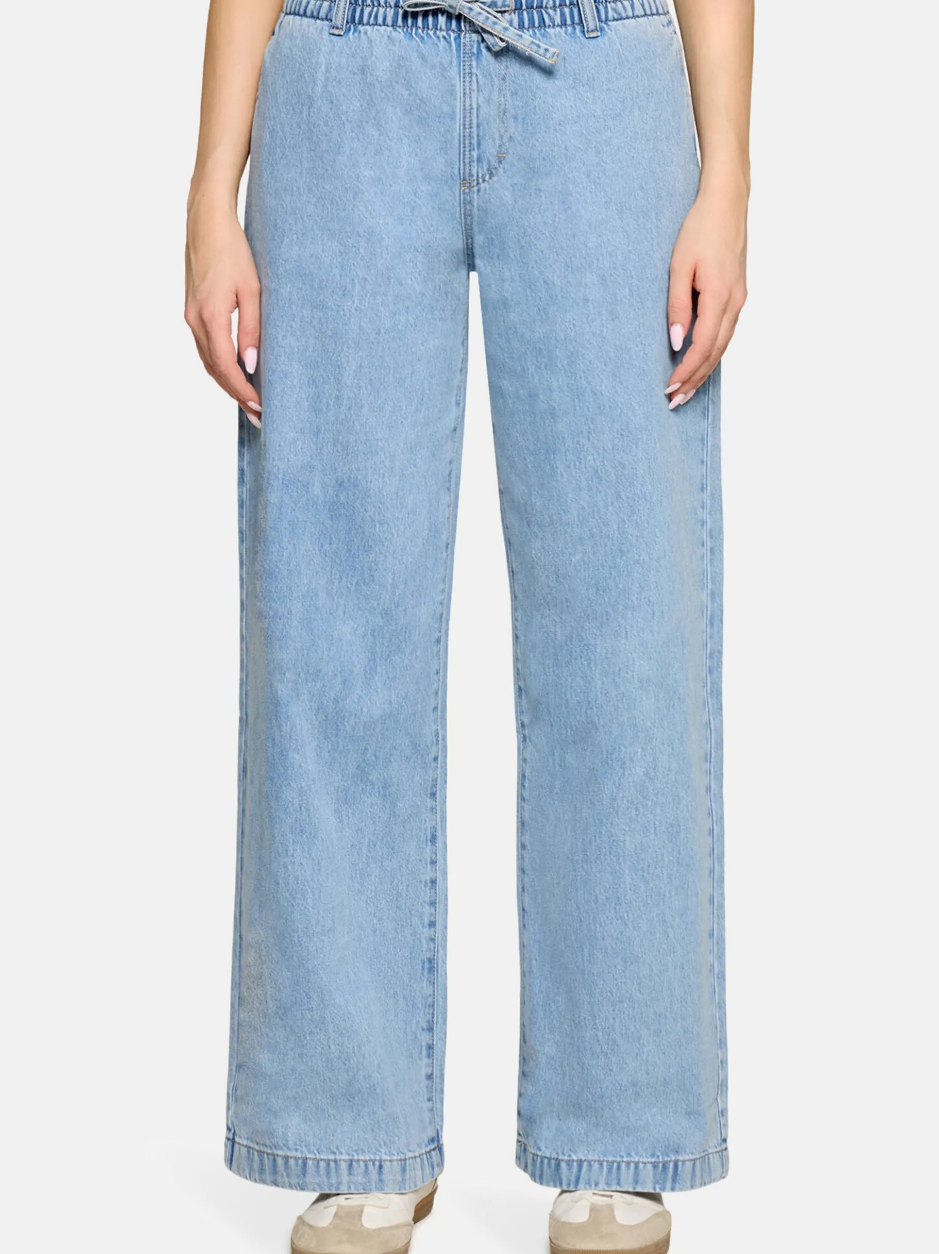 Cartoon Damen Casual-Hose in blau