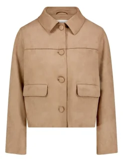 Cartoon Damen Casual-Jacke in beige