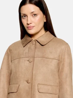 Cartoon Damen Casual-Jacke in beige