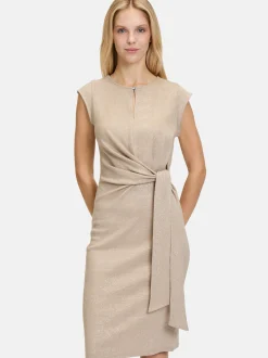 Cartoon Damen Jerseykleid in beige