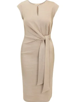 Cartoon Damen Jerseykleid in beige