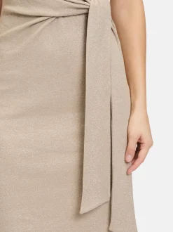 Cartoon Damen Jerseykleid in beige