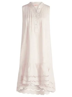 Cartoon Damen Kleid in weiß