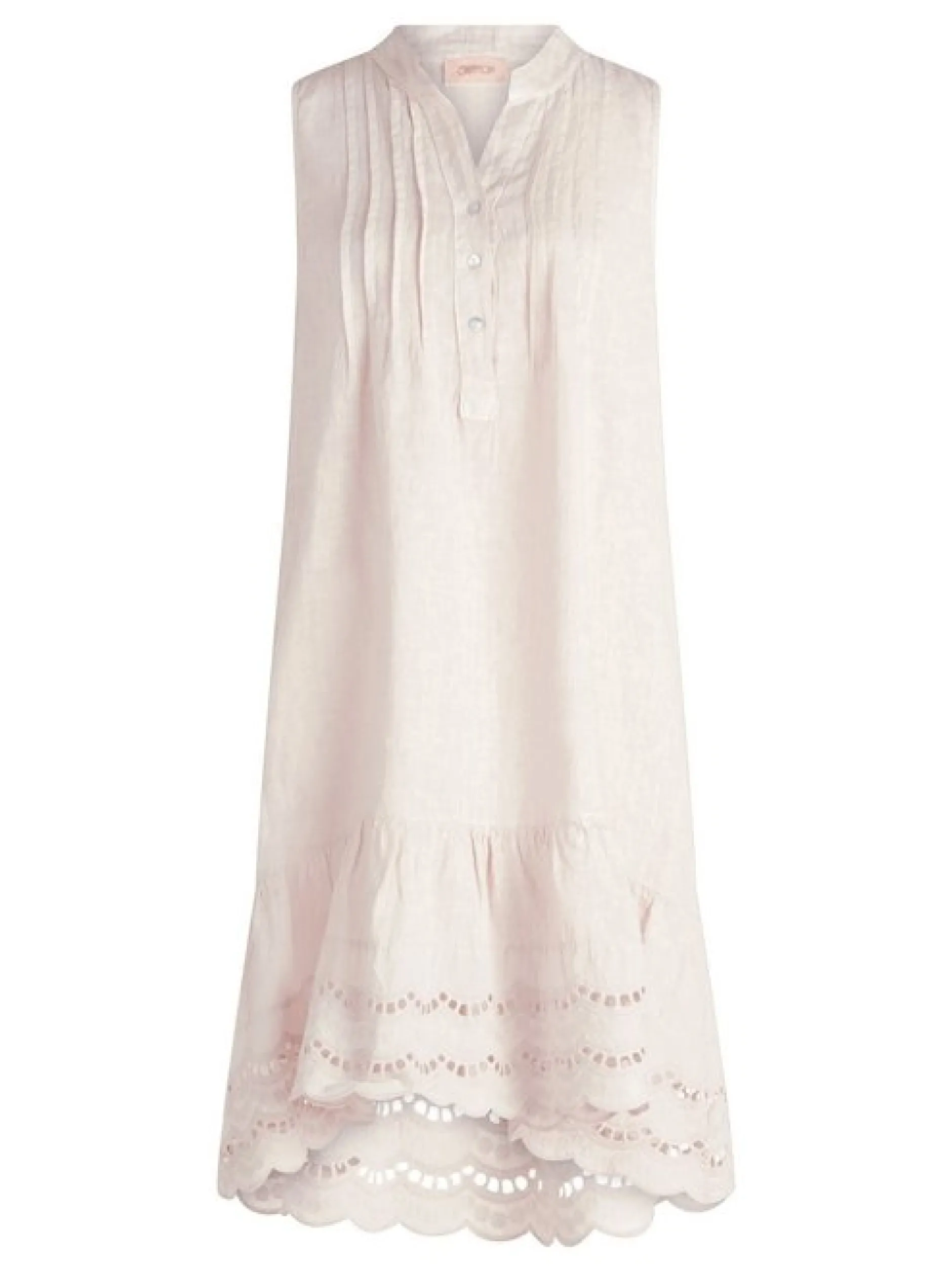 Cartoon Damen Kleid in weiß