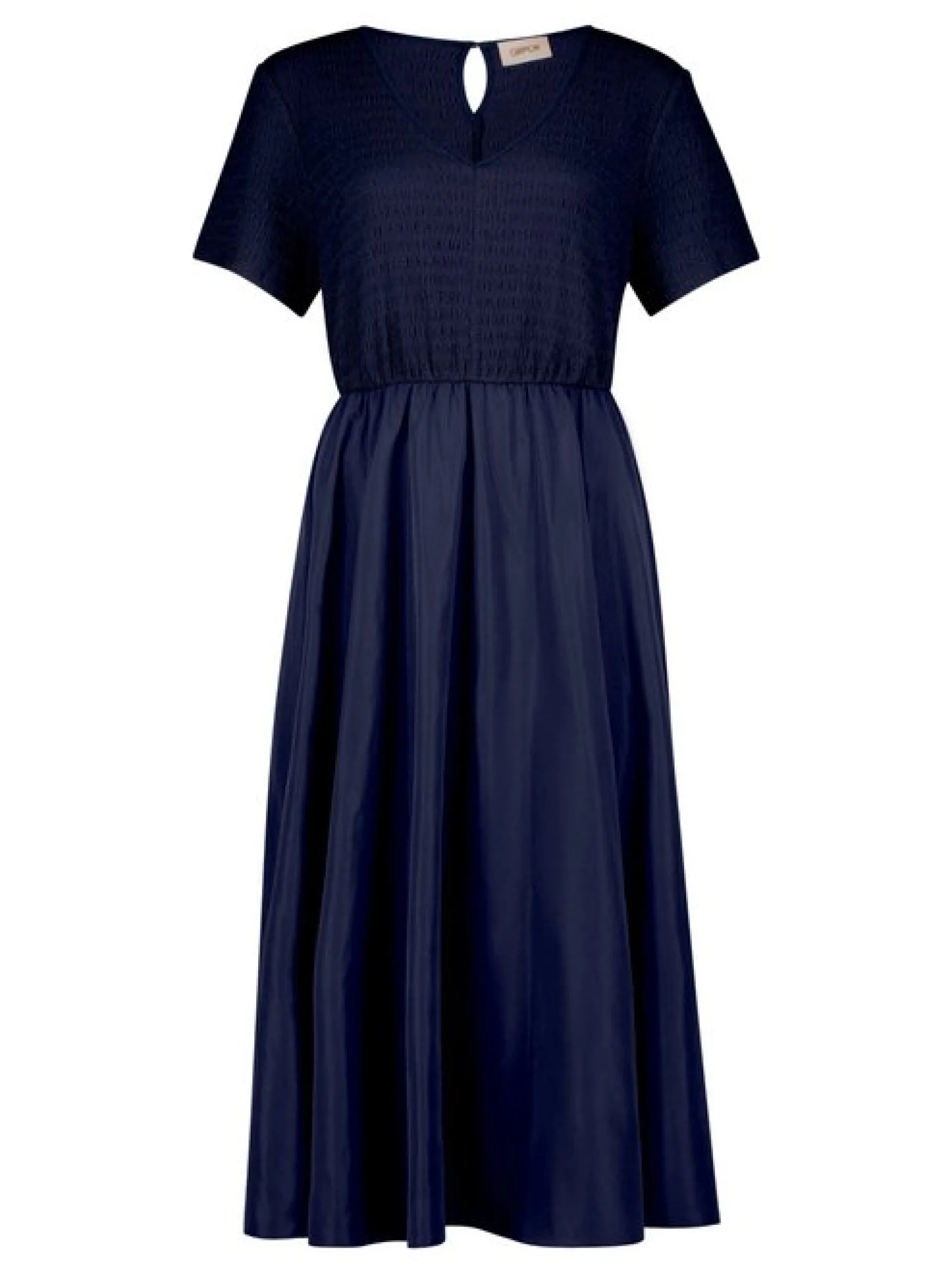 Cartoon Damen Midikleid in marine royal