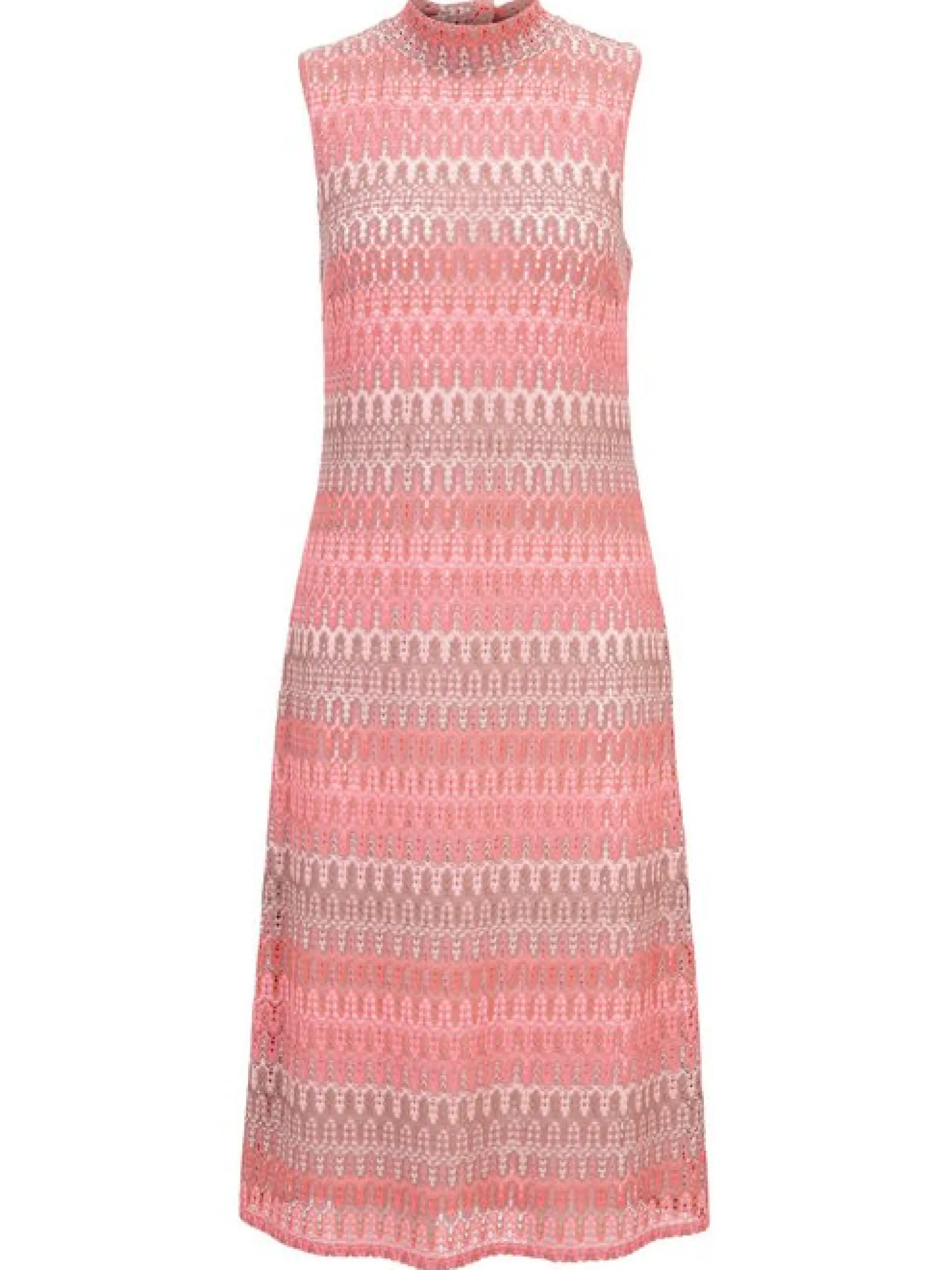 Cartoon Damen Midikleid in rosa
