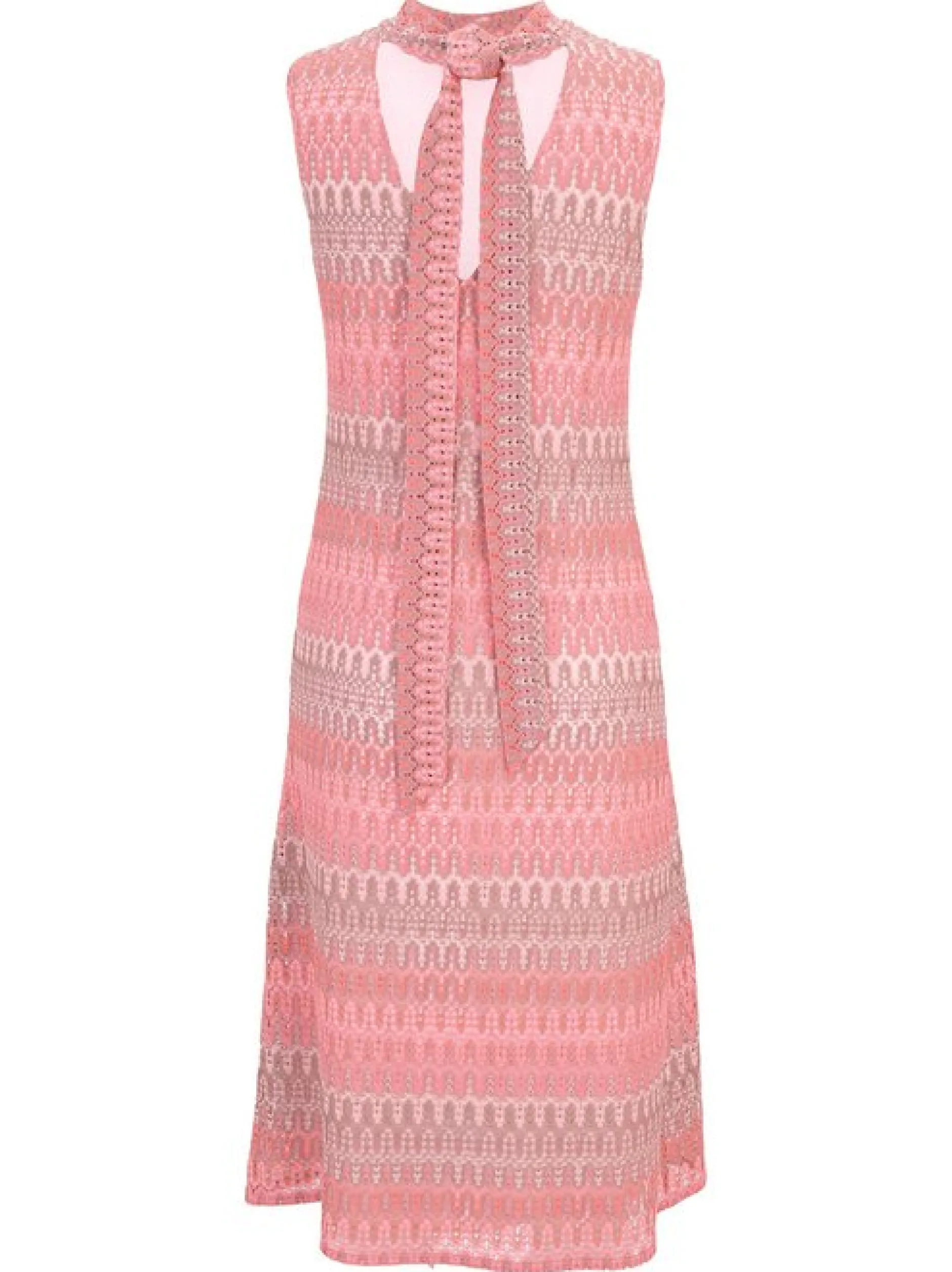 Cartoon Damen Midikleid in rosa