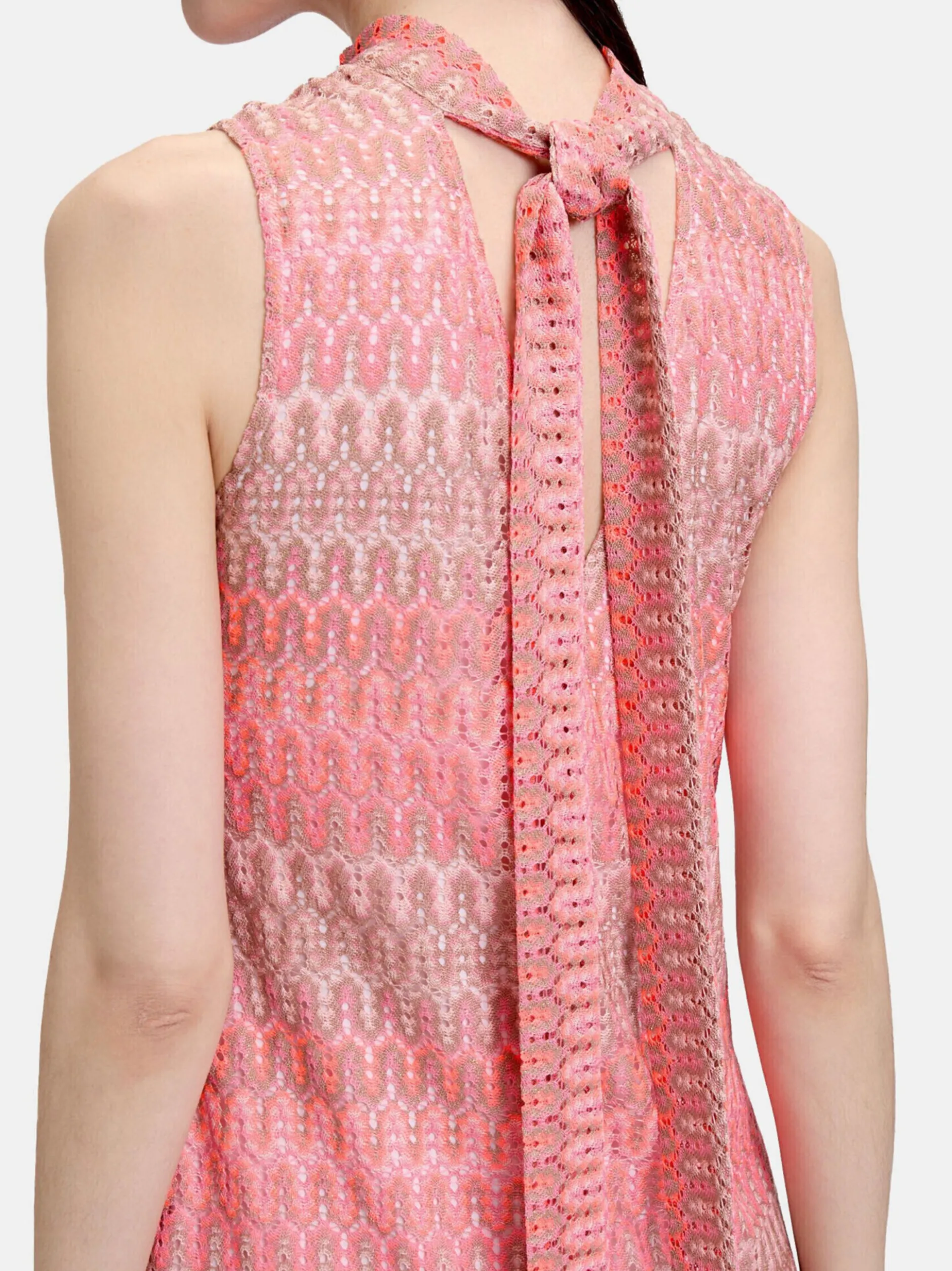 Cartoon Damen Midikleid in rosa