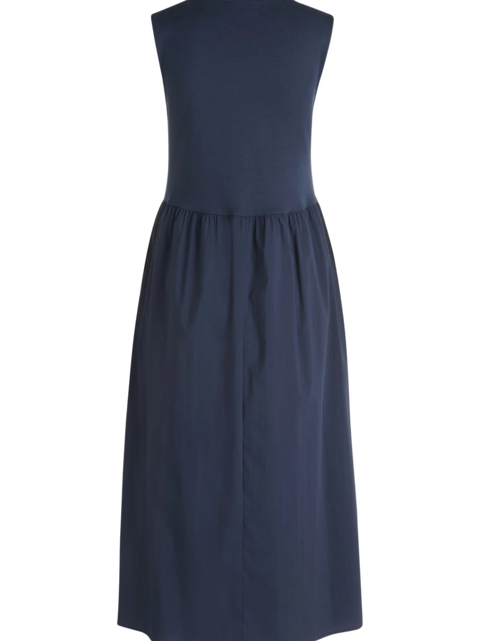 Cartoon Damen Sommerkleid in blau - Ausschnitt: Rundhals