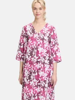 Cartoon Damen Sommerkleid in lila mehrfarbig