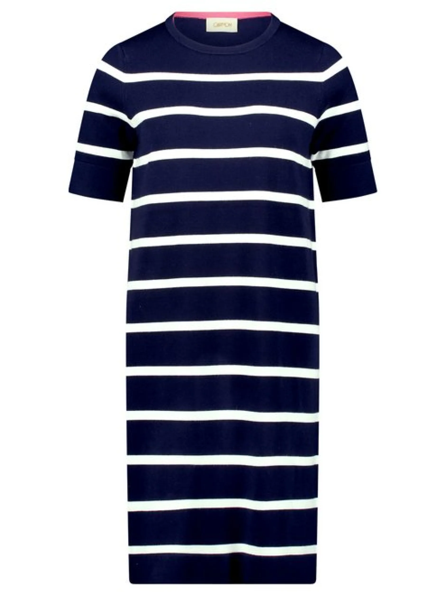 Cartoon Damen Strickkleid in blau