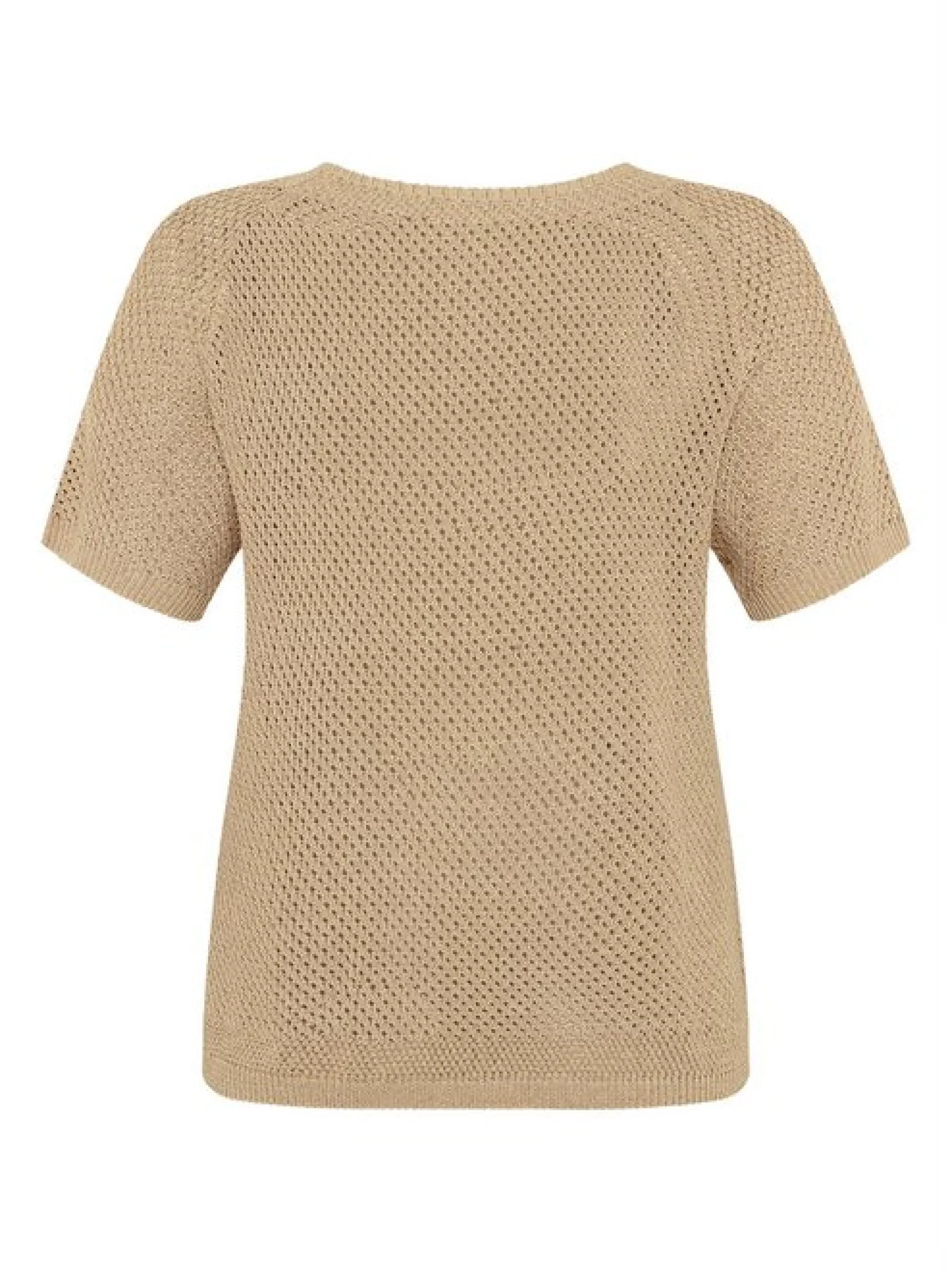 Cartoon Damen Strickpullover in gold