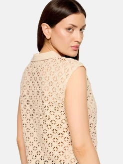 Cartoon Damen Top in beige ecru