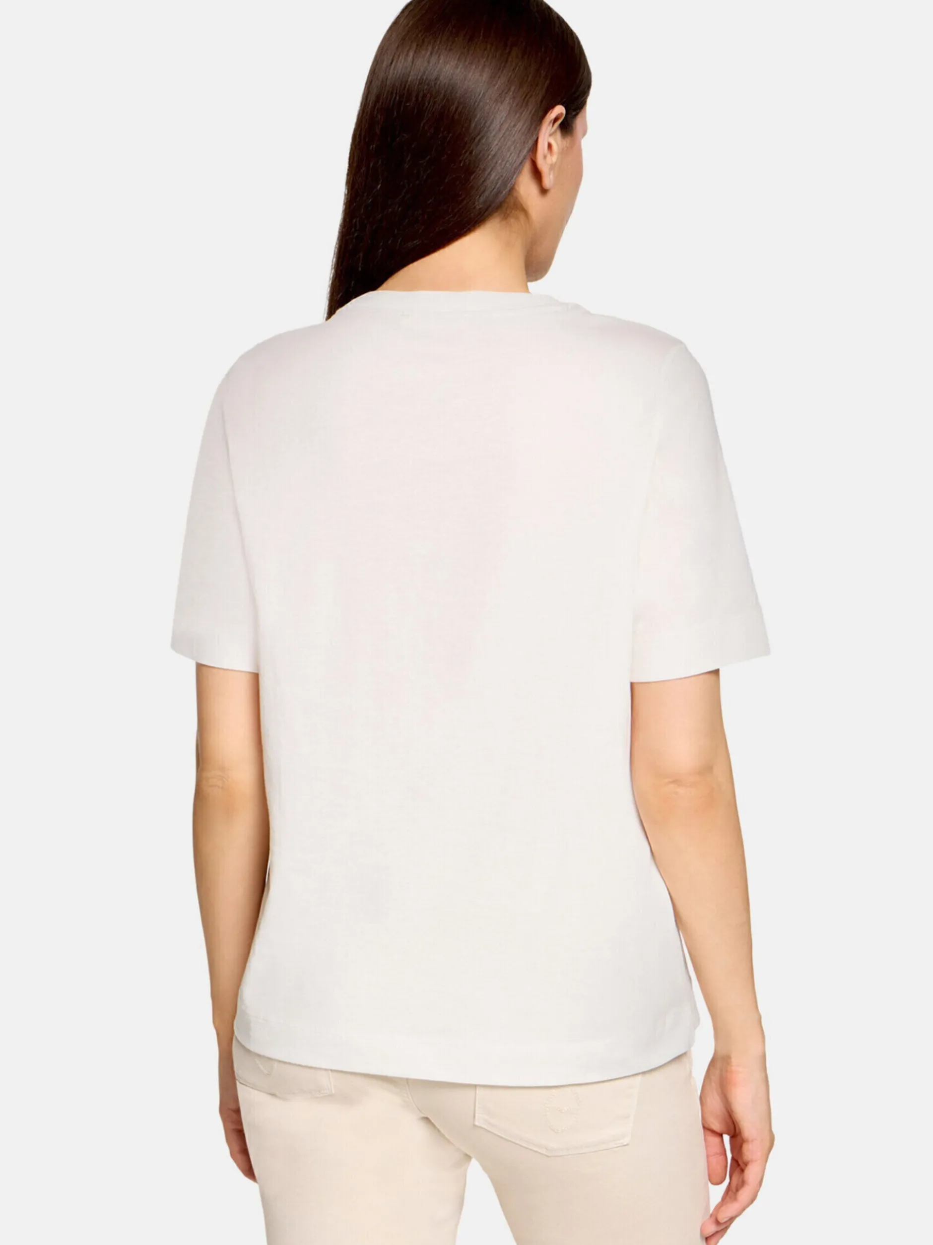 Cartoon Damen T-Shirt in ecru